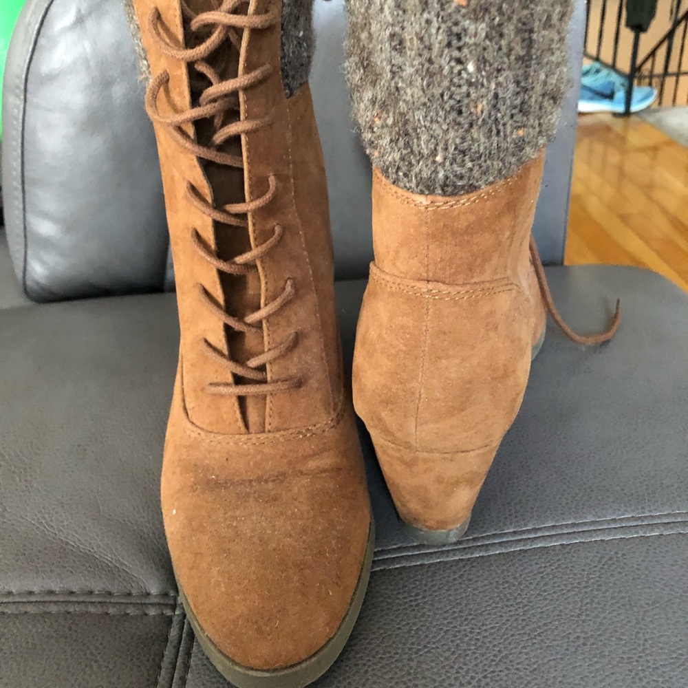 Brown Suede Women's Boots
